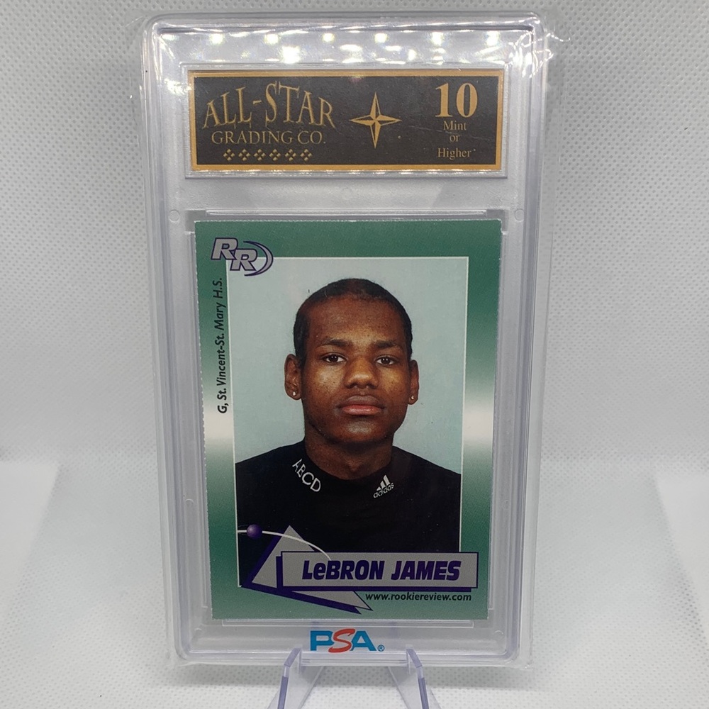 LeBron James Rookie Saint Vincent St Mary High School All Star Grading Gem Mint